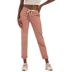 Vuori Women’s Ripstop Chino Jogger Cargo Pants Pink Size Small